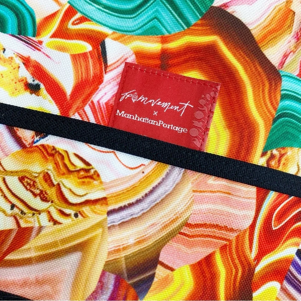 Free People Movement Manhattan Portage Kaleidoscope Messenger Bag Computer Case